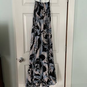 Free People Heat Wave Printed Maxi NWT sz L